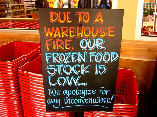 The Trader Joes in Brooklyn looked like the frozen food section of a 