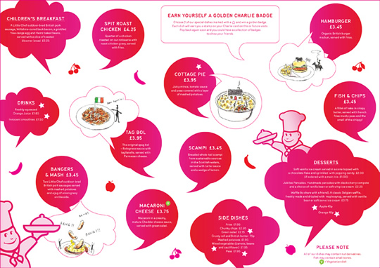 little-chef-menu