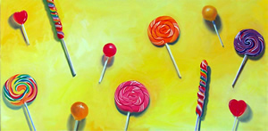 Candy Art by Vanessa St. Laurent [food art]